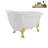 53.1'' x 25.6'' Freestanding Soaking Acrylic Bathtub-72770247-90763271