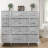 Sorbus 12 Drawers Dresser with Steel Frame and Wood Top-66250974
