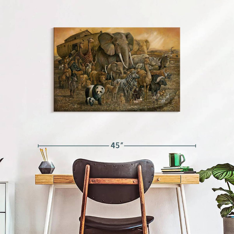Brampt Noah's Ark, 24" H x 36" W