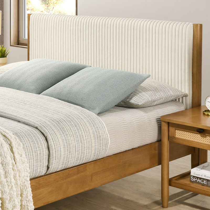 Alvonia Upholstered Platform Queen Bed