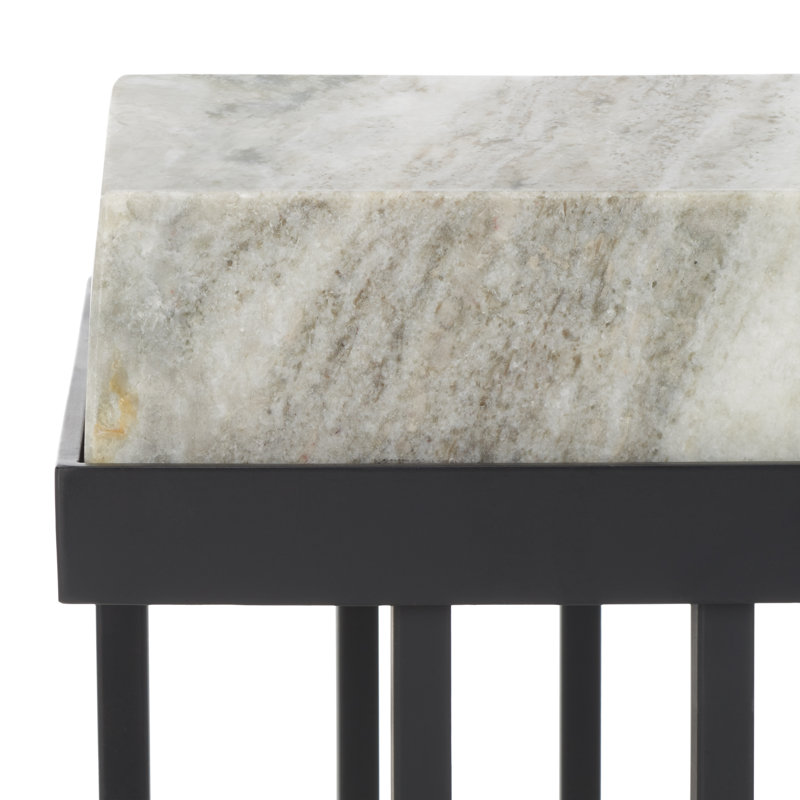 Marble Top End Table