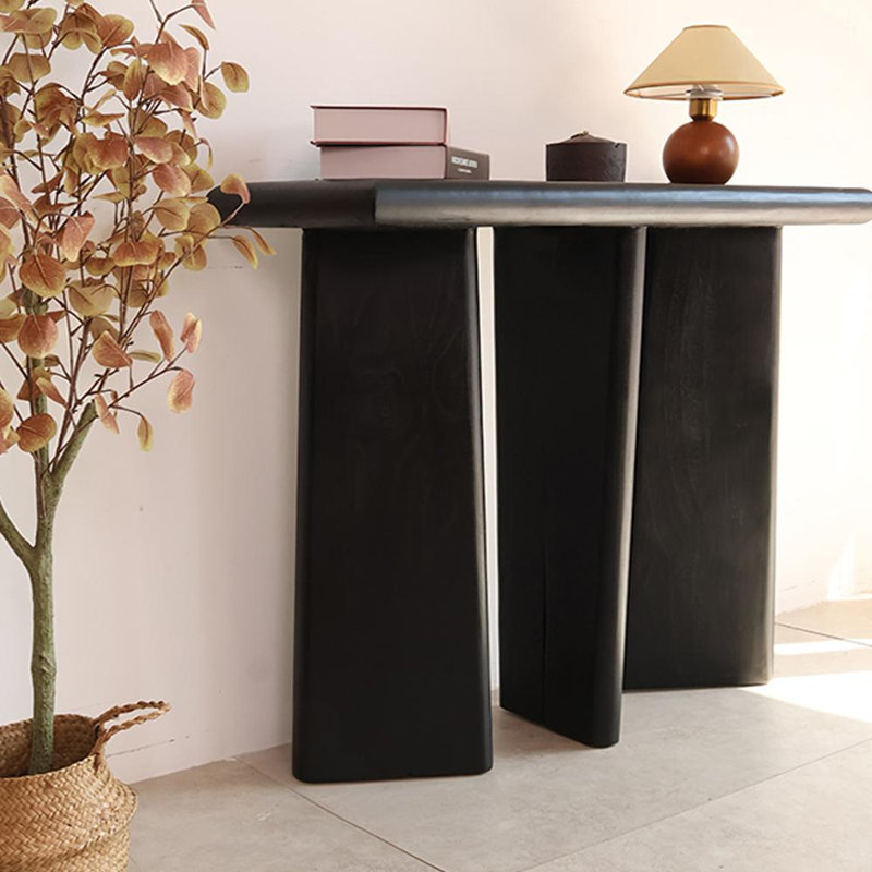 Table d'entrée en bois massif de luxe moderne