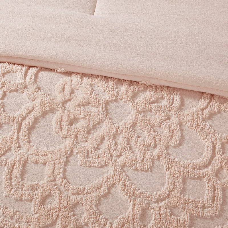 Premium Cotton Bedding Sets, Blush Tufted Design, Style, All-season
