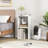 Set Of 2 Cube Storage Organizer Stackable Open Bookcase Display Rack Bookshelf