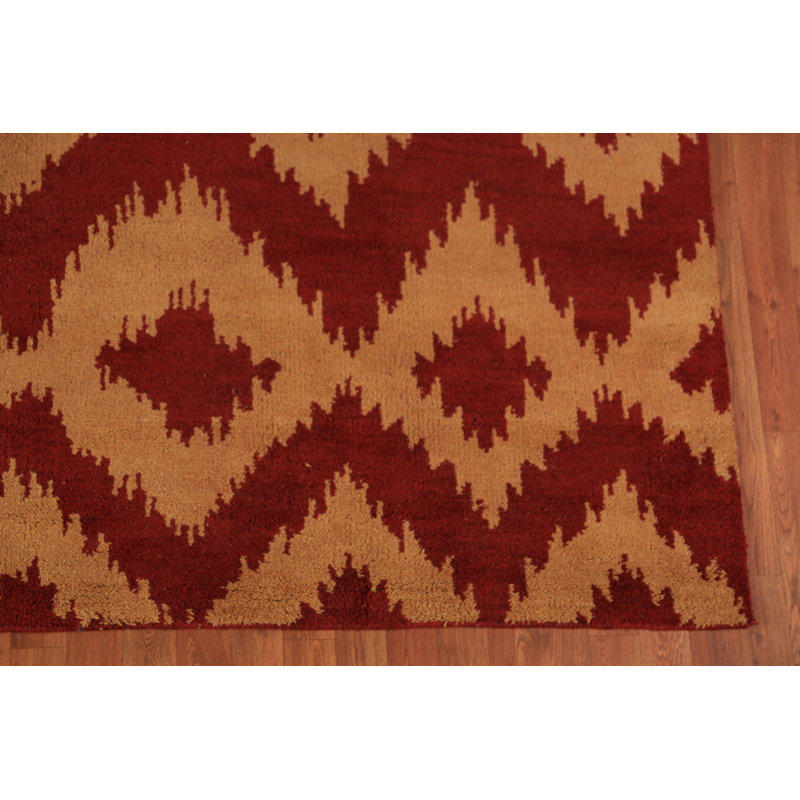 Tapis oriental à motif treillis marocain All-Over 8 x 10