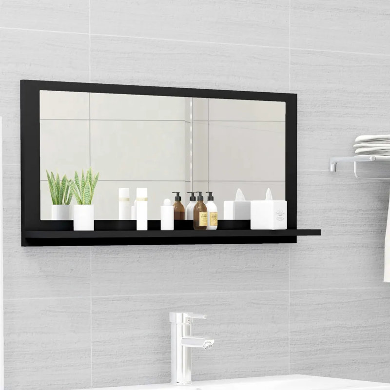 Dorlene Flat Mirror, 37cm x 90cm, White