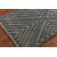 Tapis marocain géométrique moderne en laine 2x3