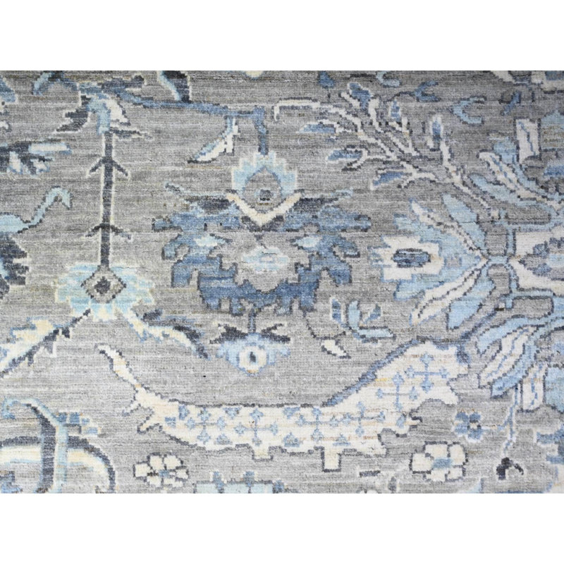 Tapis unique gris 8 pi 3 po x 10 pi Bhaskara