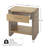 Harborcrest Modern Rustic Wood Nightstand With Open Shelf And Drawer-119451330