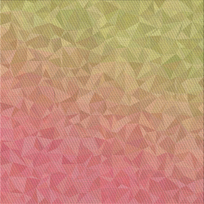 Tapis rose/jaune/vert à motif Hoss
