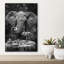 Whimsical Elephant Tea Time Contemporary Wall Art Print-1456366118