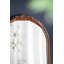 Cadre de miroir antique rose sculpté à la main 23 po x 42 po-1041567892-1041567893
