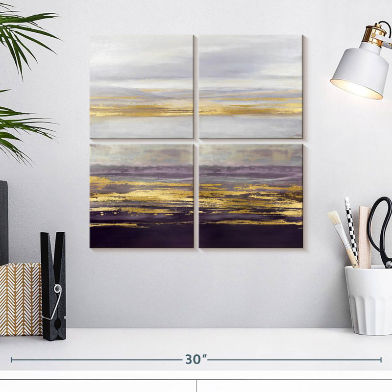 Avery Amethyst Reflections I, H 18 po x l 18 po