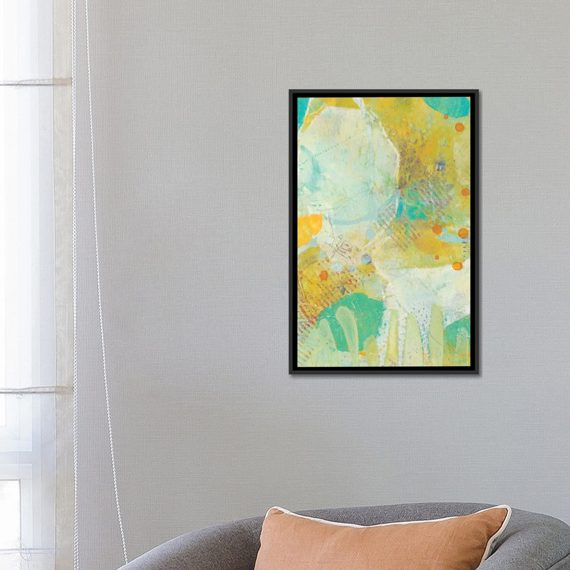 « wim i », impression sur toile, H 26 po x l 18 po x P 1,5 po, Toile encadrée noire, Pas de tapis