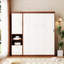 Lit escamotable double pleine grandeur avec armoire