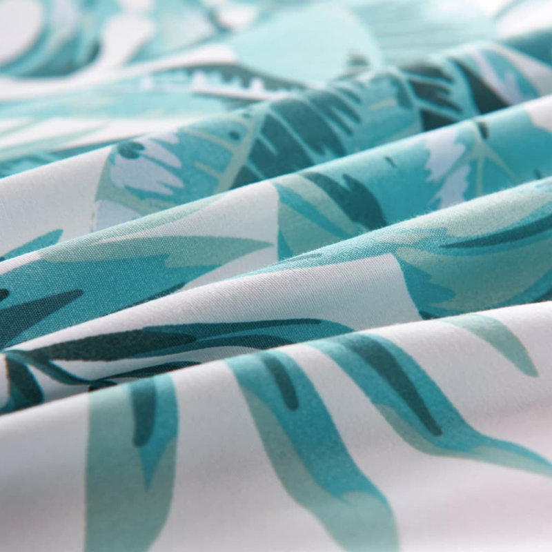 Cashanti Green/White 200 TC, 140 x 200 cm - 1 Pillowcase (60 x 70 cm)