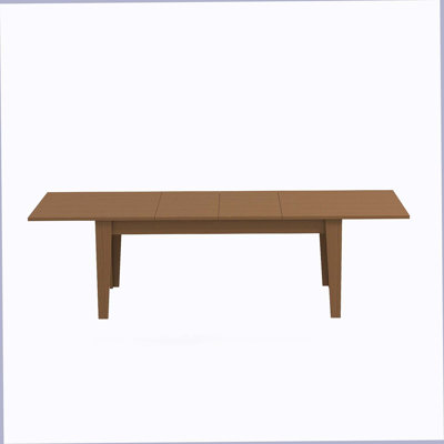 Table de salle à manger, grande table de cuisine extensible de 106,3 po