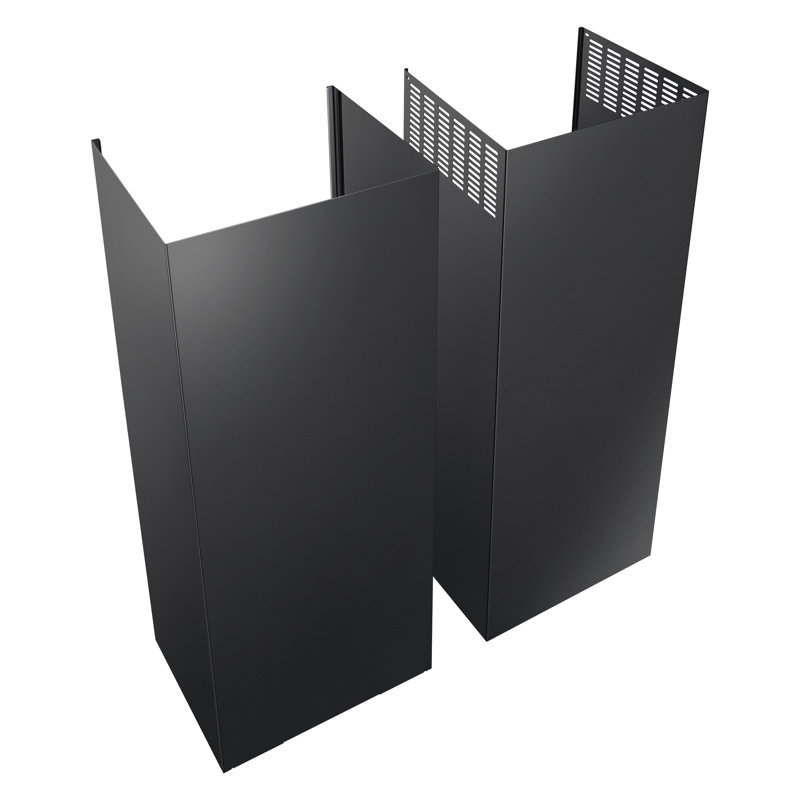 Extension de cheminée de hotte Samsung, Acier inoxydable noir mat résistant aux empreinte