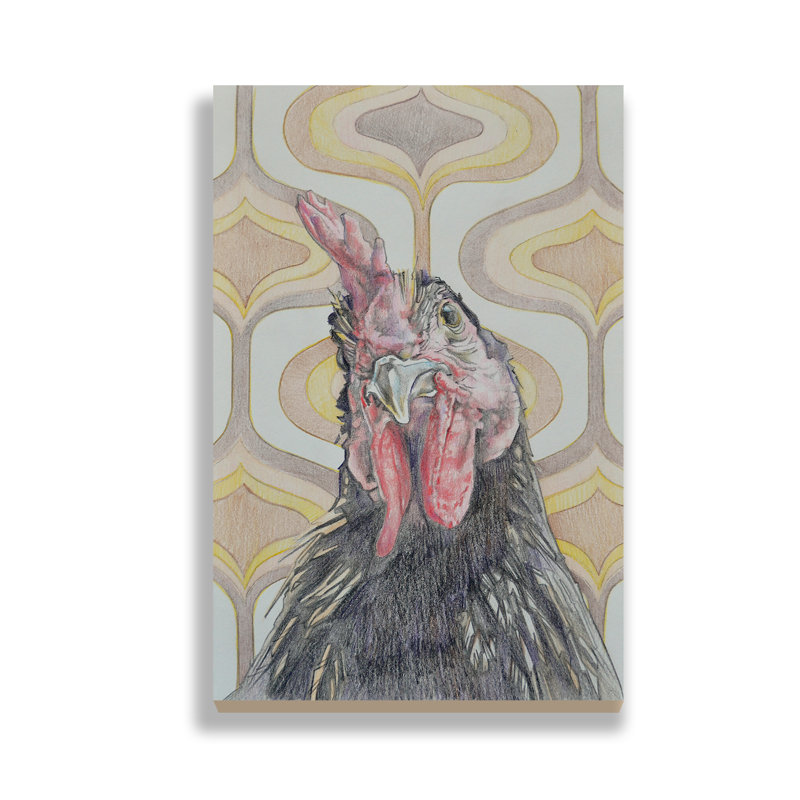 Funky Chicken Print by Martin Varennes-Cooke