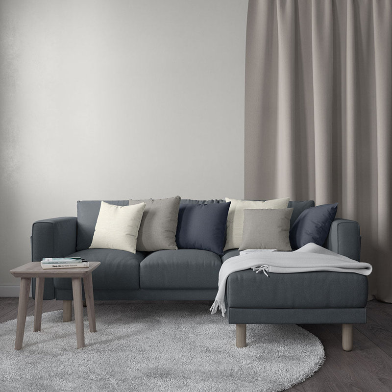 Tissu uni Abbeyshea Bedrock, Bleu faïence