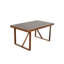 Mobilier d'extérieur en bois - Table, banc, chaises pour le divertissement dans la cour arrière-988964334