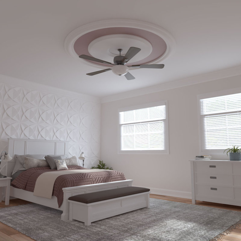 Ensemble d'anneaux de plafond traditionnel, H 93,5 po x l 93,5 po, Paquet de 4 (forme un cercle complet)