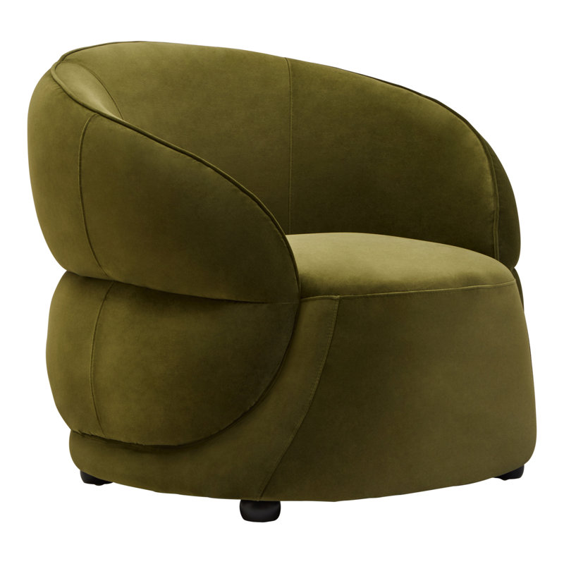 Darla Upholstered Armchair, Green