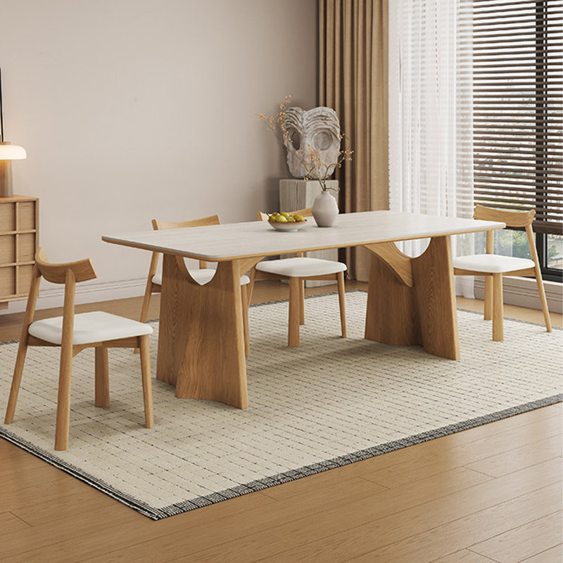 Table de salle à manger Rock Board, H 29,53 po x l 78,74 po x P 35,43 po