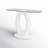 Rehberg 47'' Glass Top Console Table-106209085