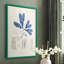 Blue Marine Algae VII, reproduction encadrée - bois massif-1768476531-1768476532