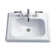 Promenade® Vitreous China Rectangular Drop-in Bathroom Sink with Overflow