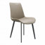 Chaise en polyuréthane avec pieds en métal