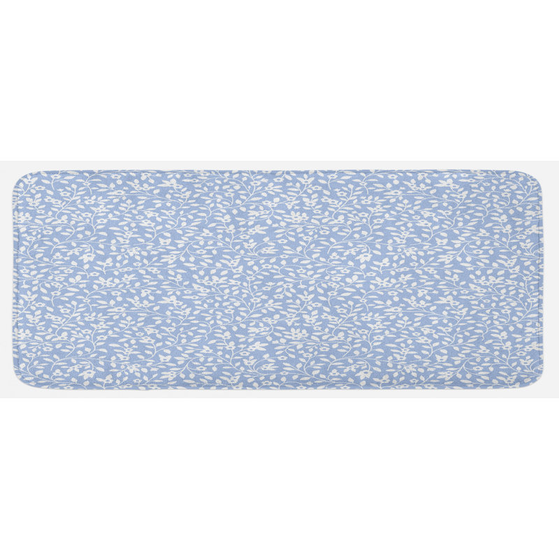 Cottage / Country Floral Synthetic Kitchen Mat