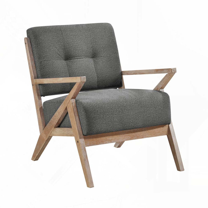 Fauteuil d'appoint Modern, Gris foncé