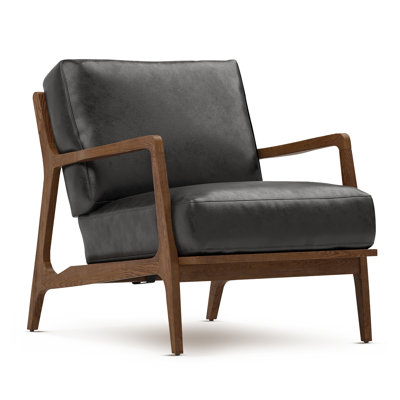 Ella Leather Accent Chair