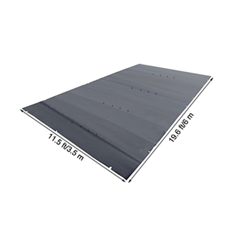 Pool Safety Cover, In-ground Pool Cover 11.5x19.6 ft, PVC Safety Pool Cover