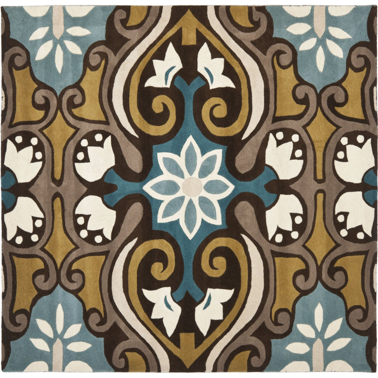 Amory Hand Tufted Wool Damask Rug
