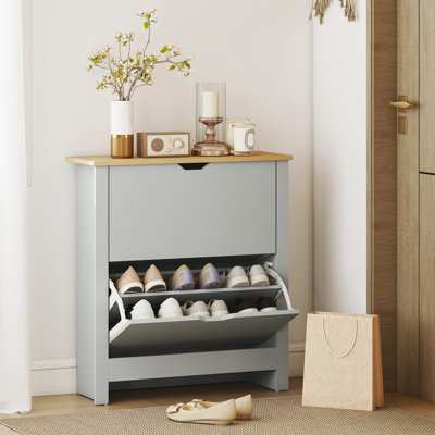 12 Pair Shoe Storage Cabinet