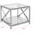 Hayward Glass Top End Table