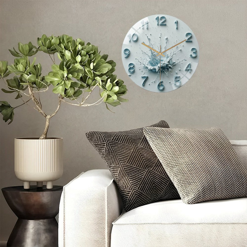 Horloge murale moderne 12 po
