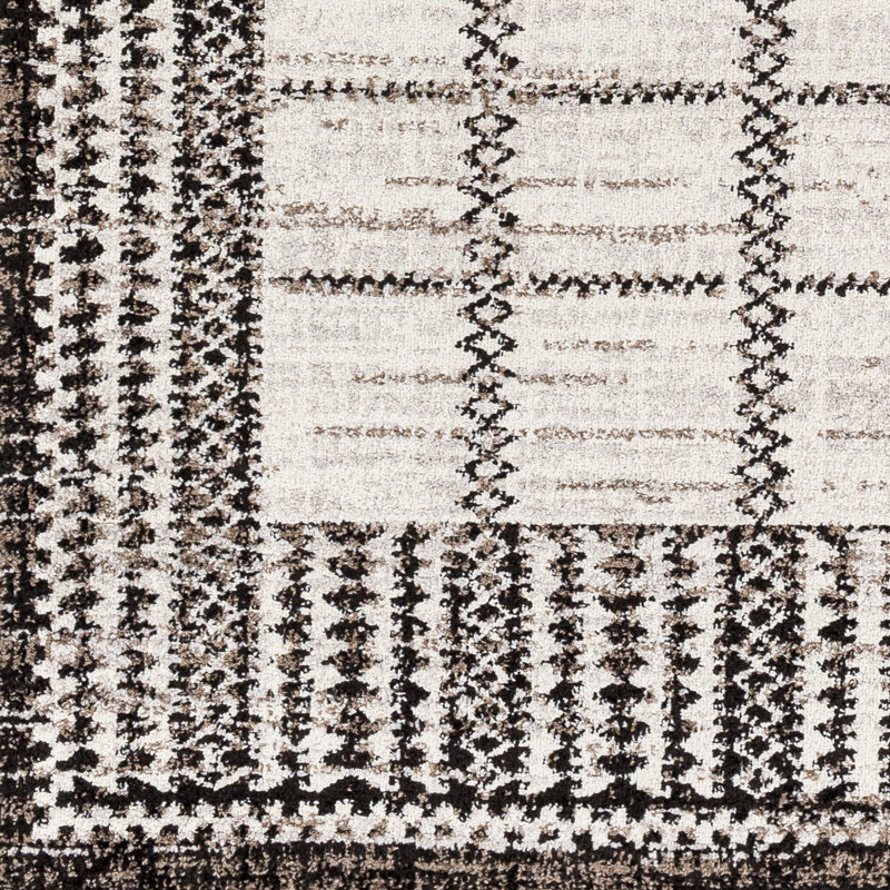 Moroccan Indoor Rug, Rectangle 6'7" x 9'