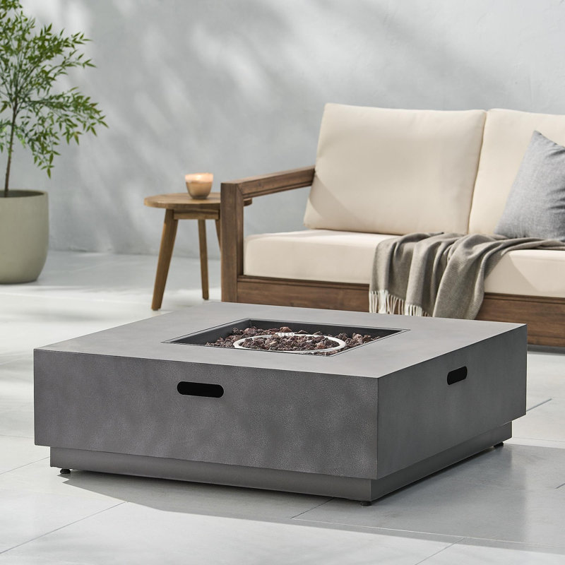 Fer carré PIT-50 000 BTU, Gris Pierre