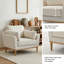 Chaise d'appoint moderne pour salon et chambre à coucher-703699382