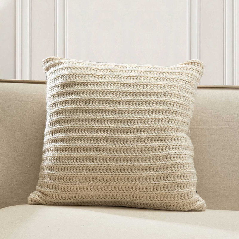Burleson Knitted Throw Pillow