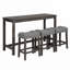 Ensemble de table de bar 4 pièces avec prise de courant-471944371-471944373