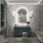 Wayfair Basics® UL Certified LED Anti-Fog Tempered Glass Arch Bathroom/Vanity Mirror -111997571