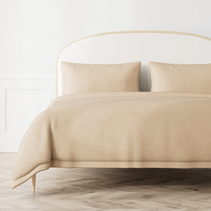 Aspen Duvet Cover, Queen Duvet Cover, Pearl