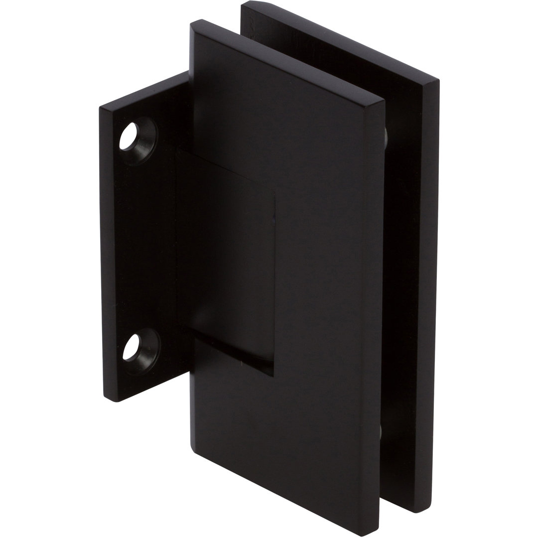 Rockwell Heavy Duty Square Corner Shower Hinge, Short Back Plate Rockwell Security 