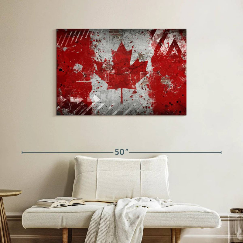 Drapeau canadien Borges, H 26 po x l 39 po