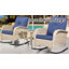 Ensemble de chaises berçantes d'extérieur en rotin et osier Gaetanino avec table d'appoint (2 chaises et 1 table d'appoint)-281783629-277804755